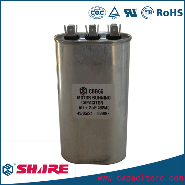Cbb65 Sh Capacitor 40/70/21 50/60Hz Capacitor for AC Motor Capacitor
