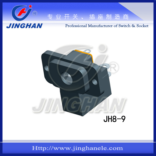 Black Smart Brand Jh8-9 AC Industrial Power Socket