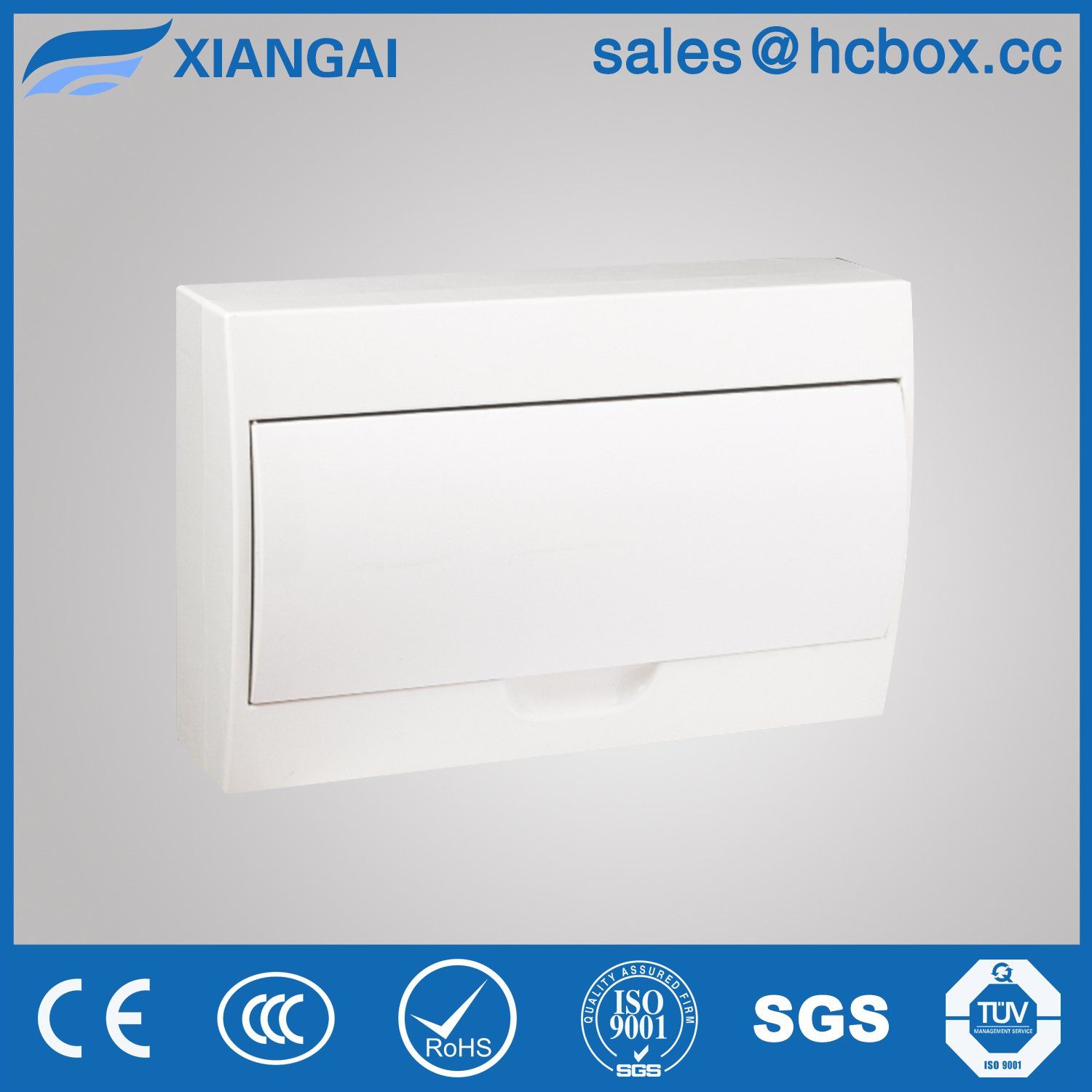 Plastic Distribution Box Surface Distributin Box Outside Wall Distribution Box Hc-Tsw 15ways