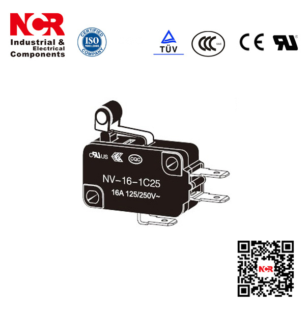 Reliable Basic Microswitch Short Hinge Roller Lever V Omron