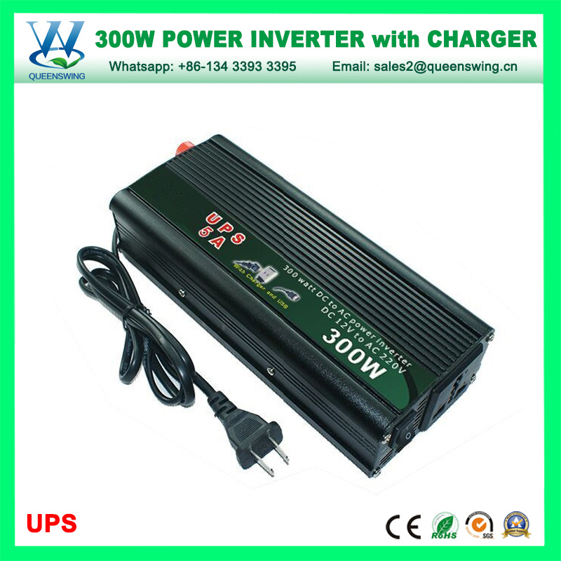 300W Power Inverter with Charger (QW-M300UPS)