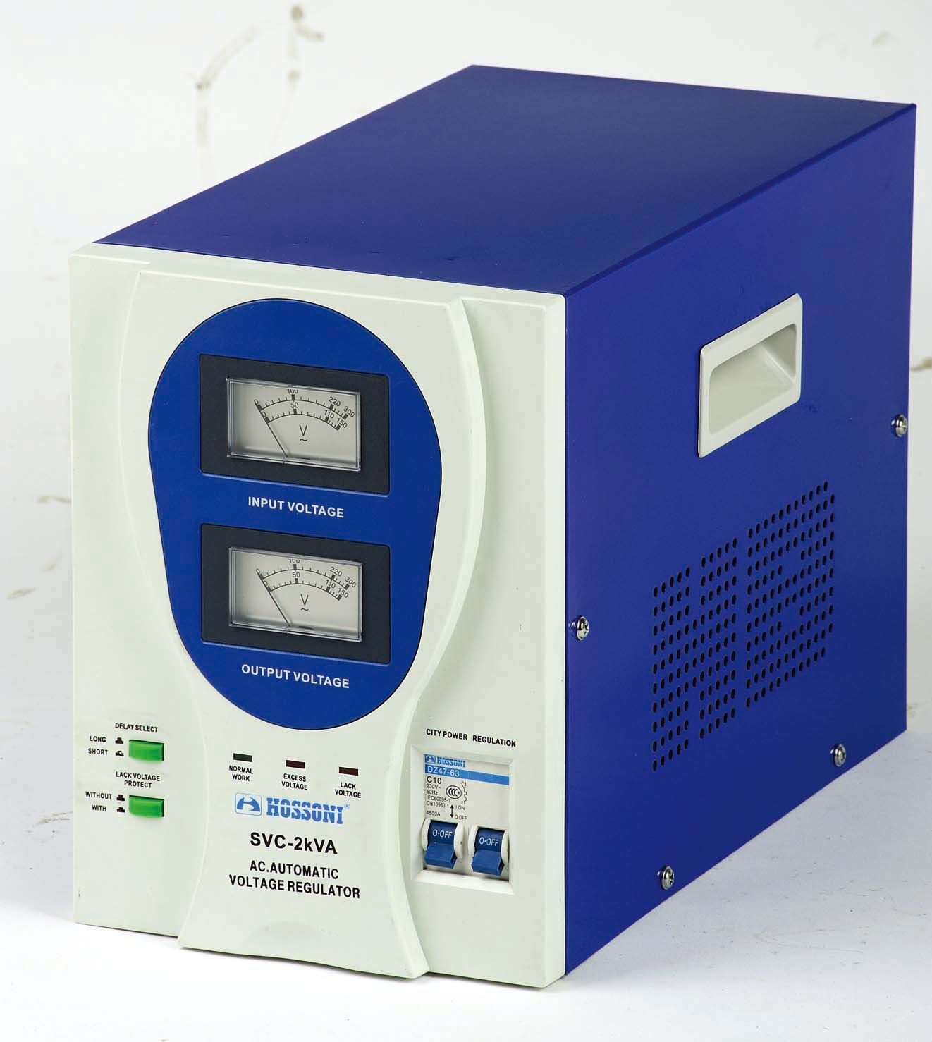SVC-O Plastic Panel AC Voltage Stabilizer (AVR)