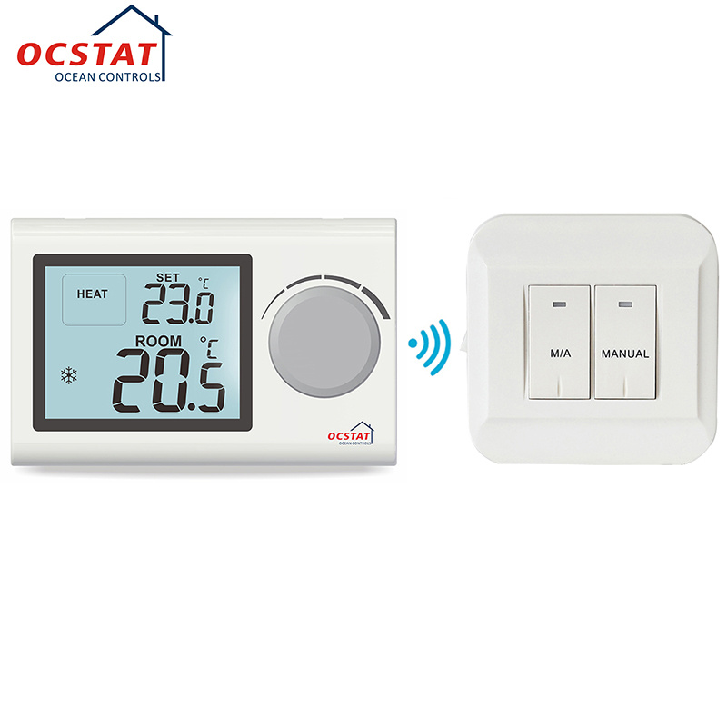 RF Gas Boiler Wireless Digital Room Thermostat