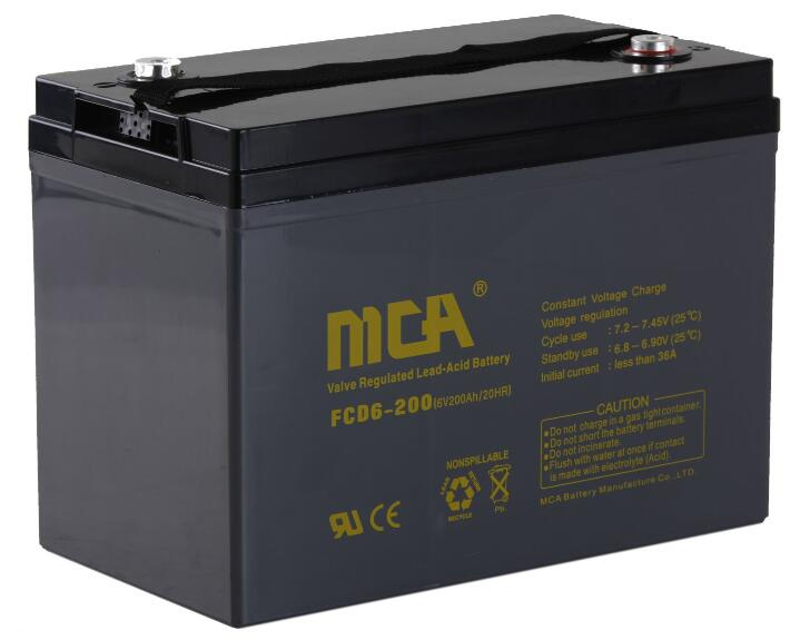 6V 200ah Deep Cycle UPS Battery with Ce, UL