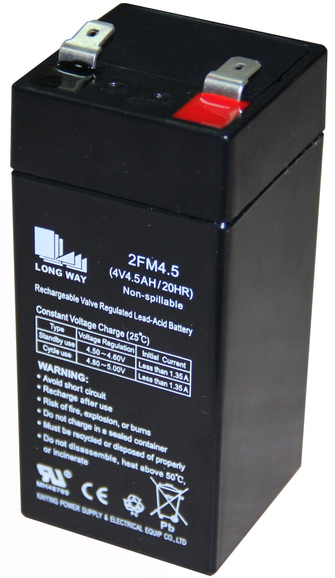 4V4.5ah General Storage AGM Power Emergency Light Battery