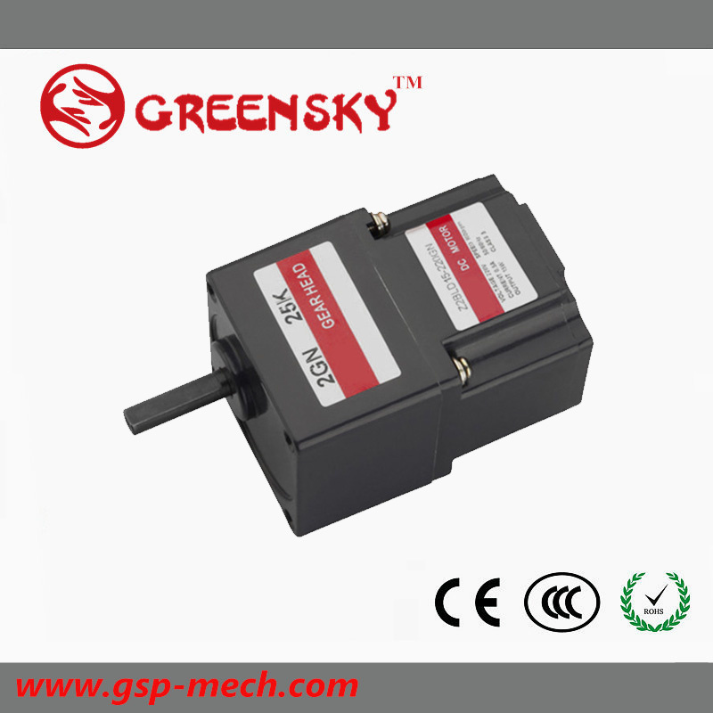 GS CE RoHS Approved 15W 60mm Brushless DC Gear Motor