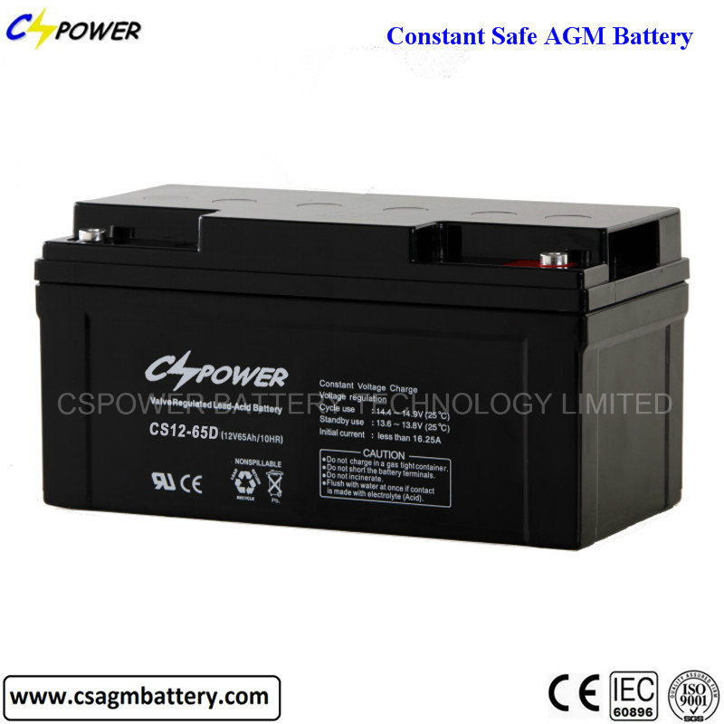 12V65ah Rechargeable Solar Inverter Battery for Solar System