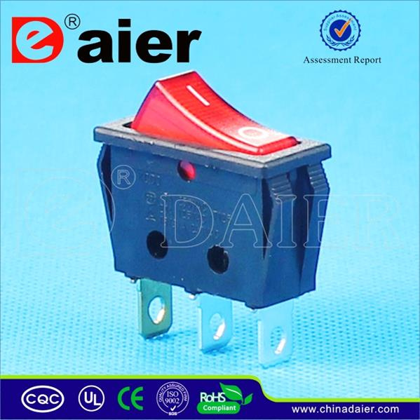 Red Lamp on off R11 Rocker Switch