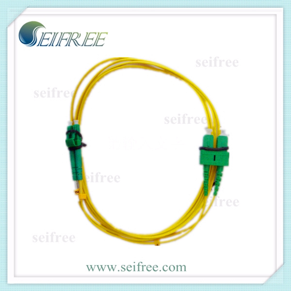 Single Mode 9/125 LC Sc Duplex Fiber Optic Patch Cord Cables