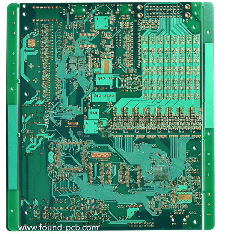 10 Layers PCB 3mil Immersion Silver Blind Buried PCB