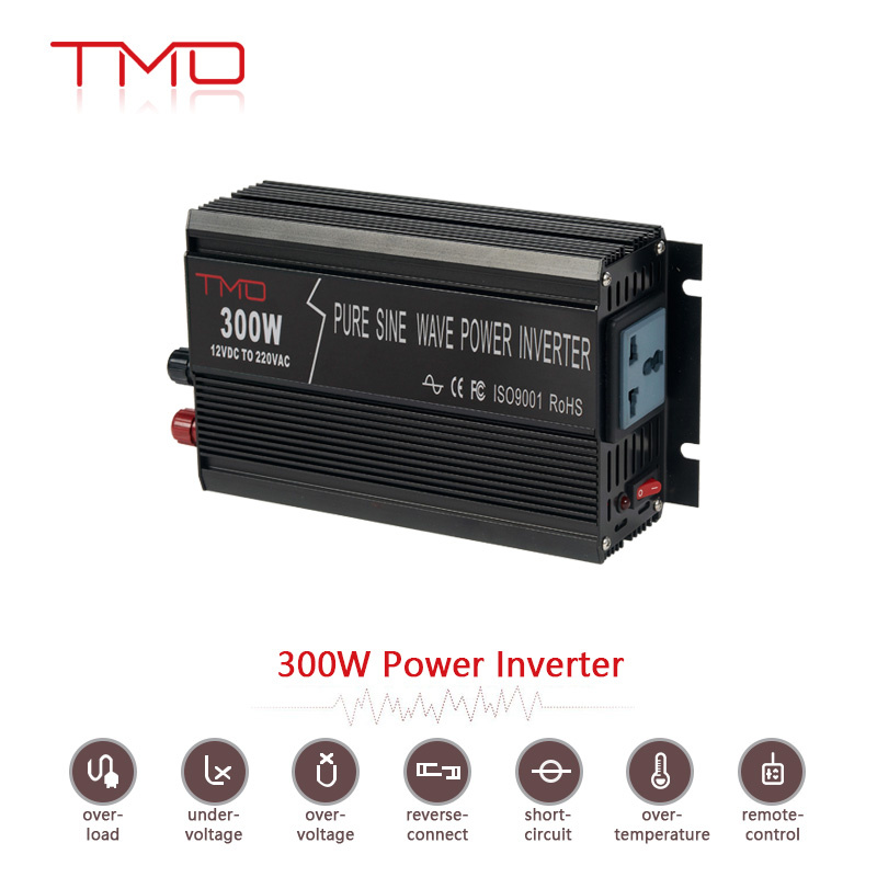 High Quality Portable Single Phase DC 12 Volt 24 Volt 36volt 300W Solar Inverter for Home Use