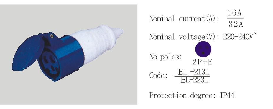 PC Plug Socket Coupling (EL-213L/EL-223L)