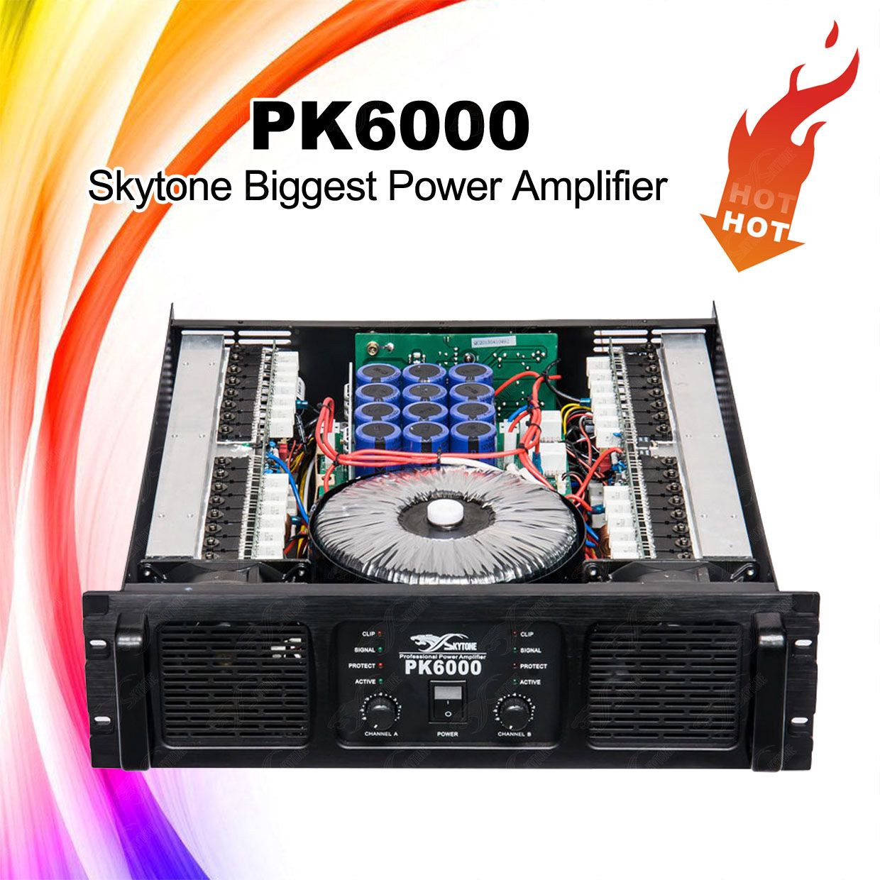 Pk6000 1800watts Professional High Power Amplifier