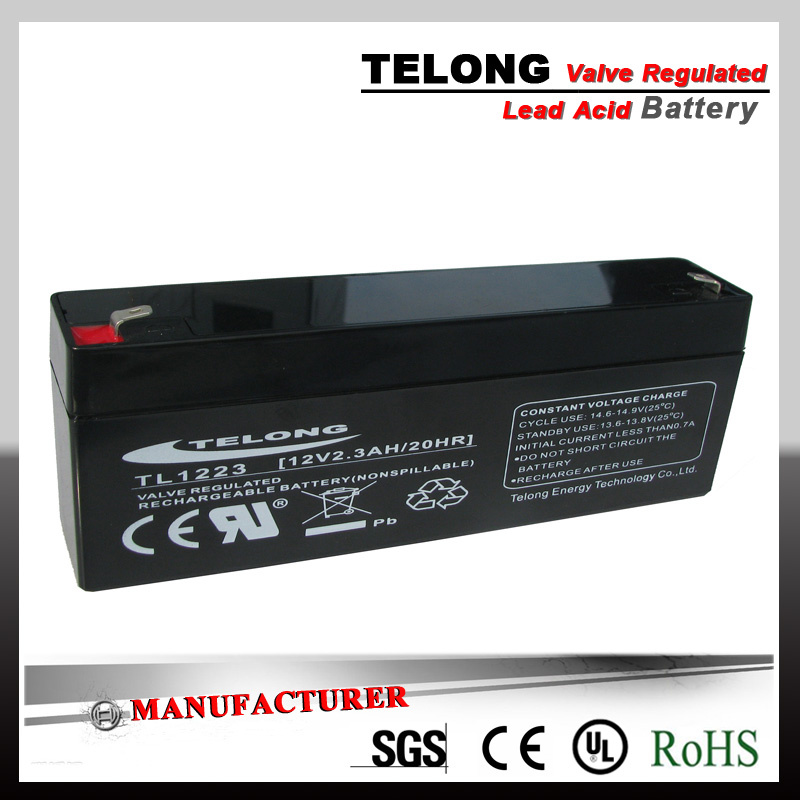 12V2.3ah Rechargeable Lead Acid Battery for UPS