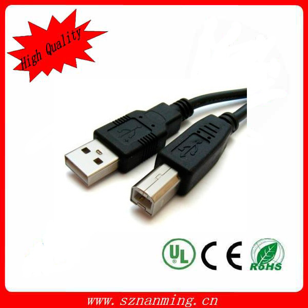 USB-B Male Printer Cable to USB2.0 Male