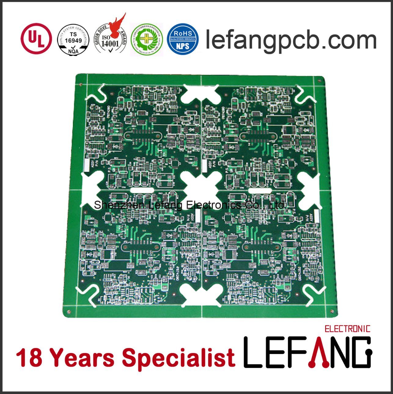 Multilayer Lead Free PCB Board for Communication