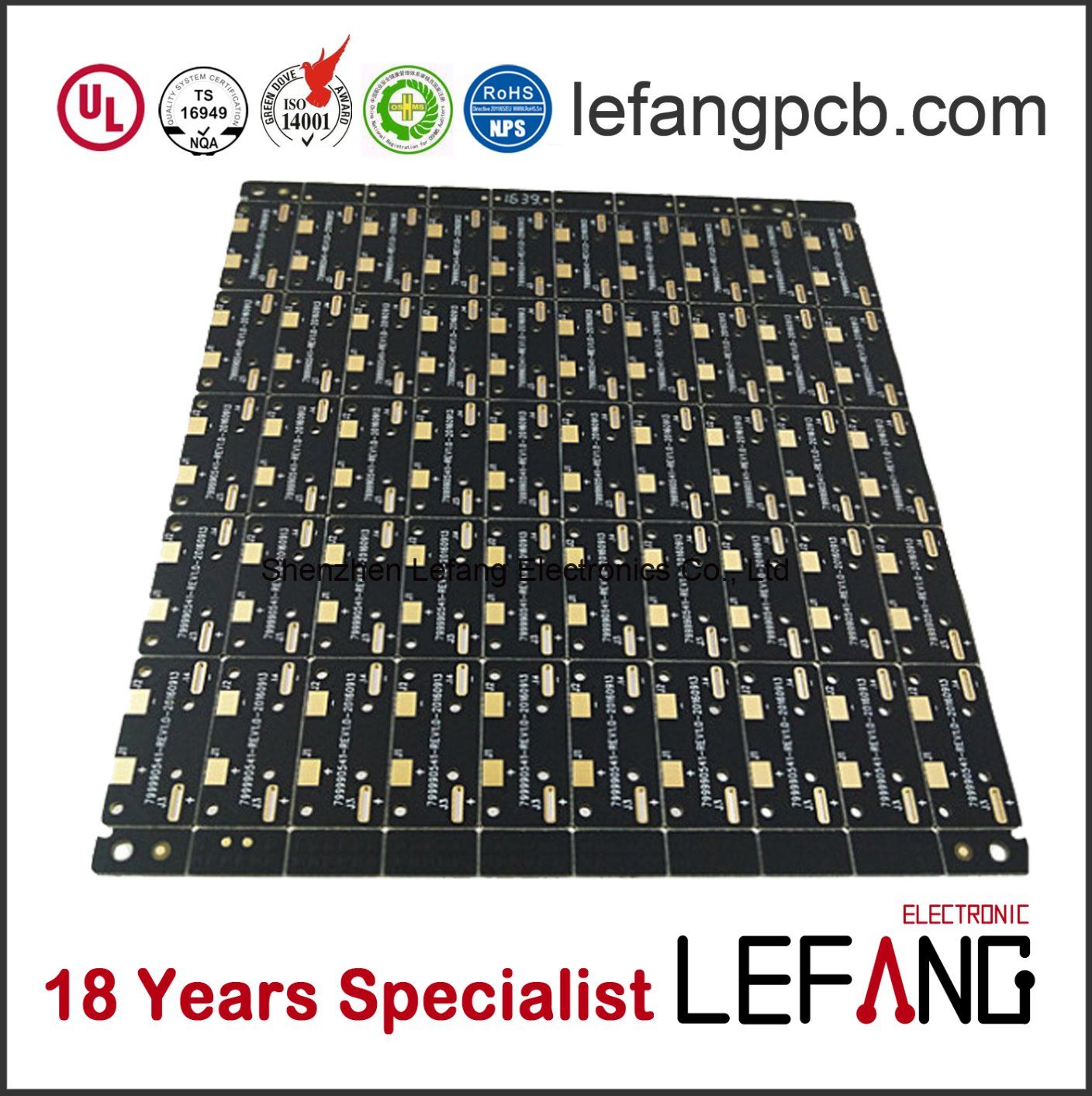 1.0mm 4 Layer Printed Circuit Board PCB Contractor
