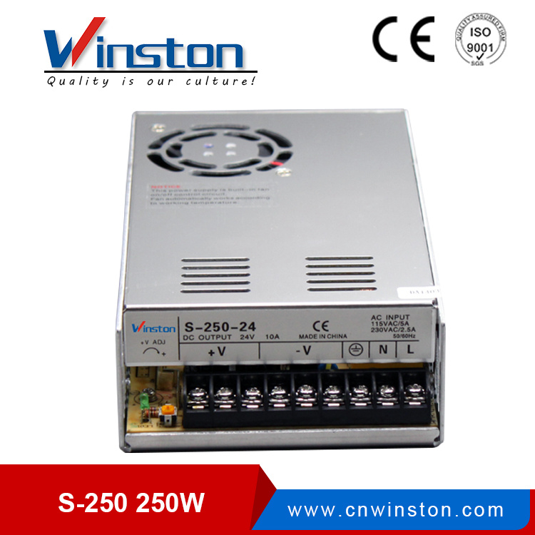 S-250 SMPS Constant Voltage Switching Power Supply with CE