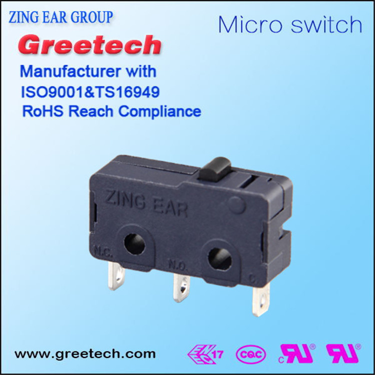 Spring Plate Type Mini Micro Switch