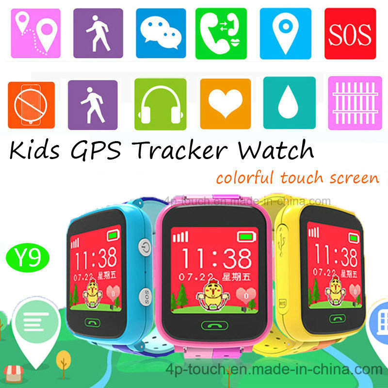 GPS Tracking Device Kids Watch with 1.44''colorful Screen (Y9)