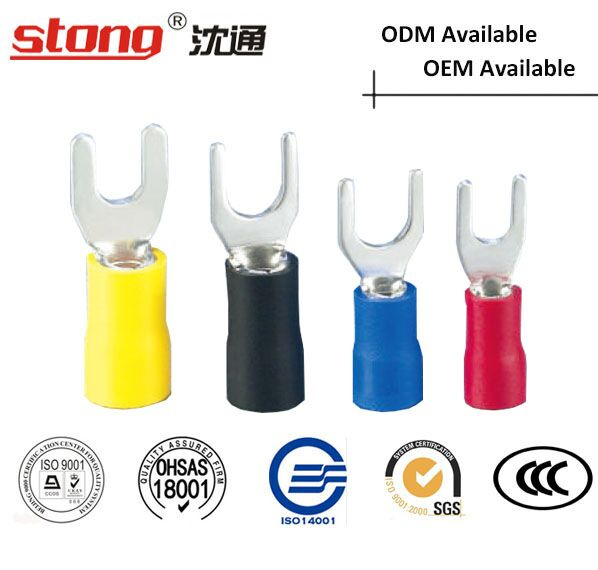 Fracate Nylon Pre-Insulating Terminal, Y Type Spade Type Terminal
