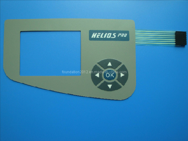 Embossed Panel Tactile Type Overlay Keyboard Membrane Switch