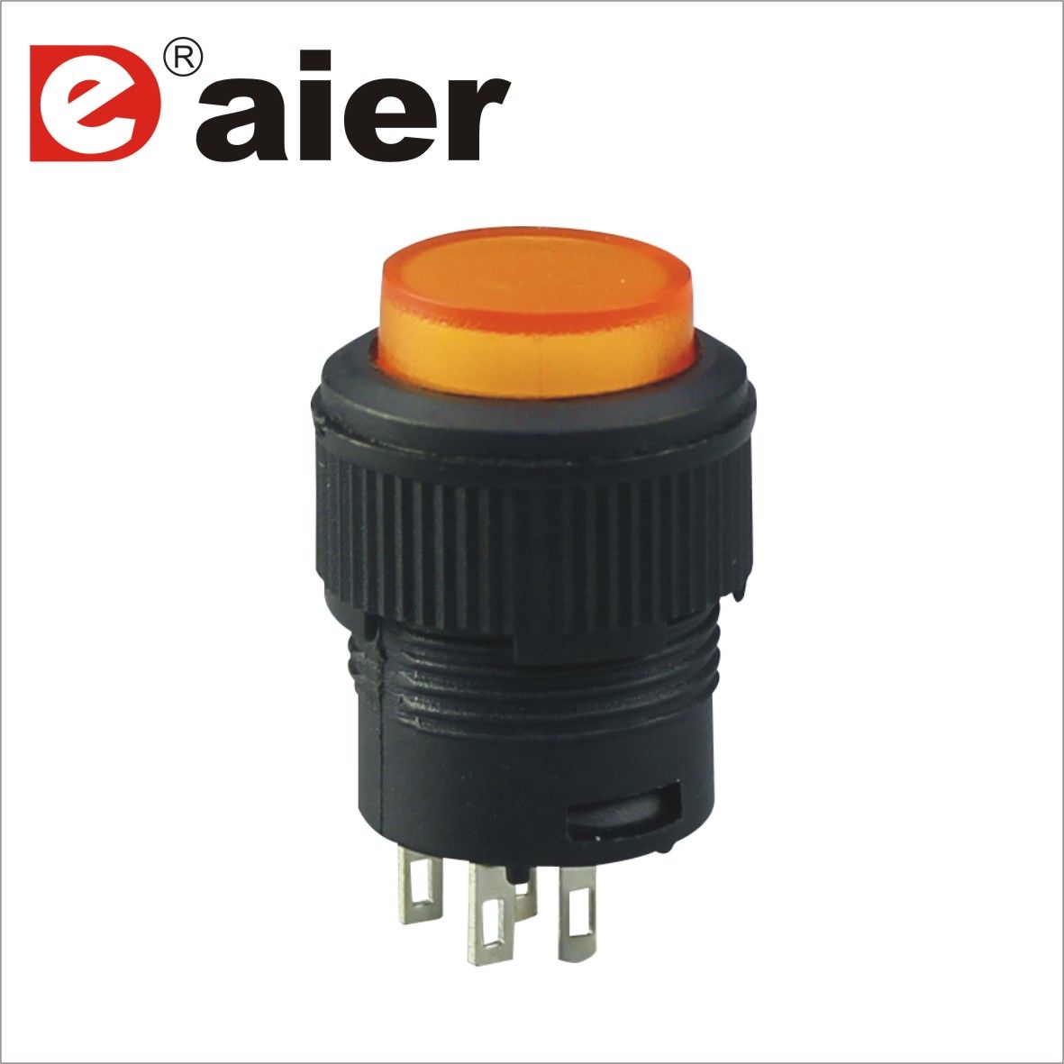 16mm Latching on-off Plastic Push Button Switch