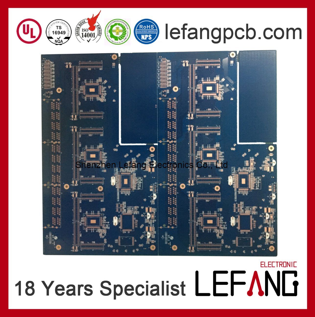 Blue Solder PCB Board PCB for Medical X-ray Machine