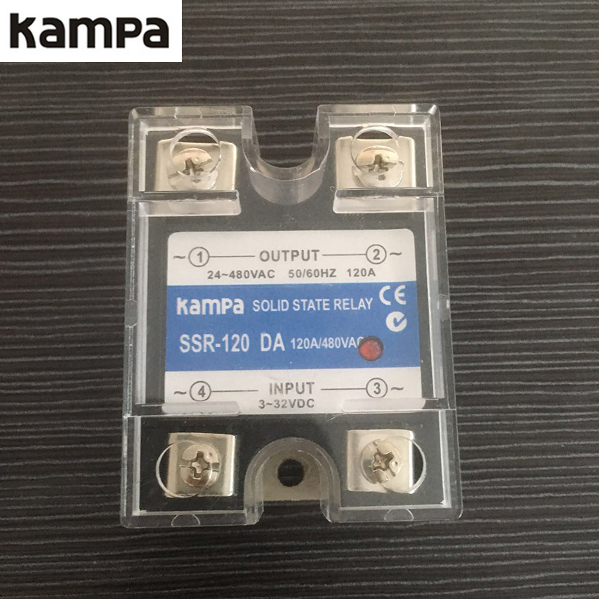 SSR 120da 3-32VDC to 24-480VAC Single Phase Solid State Relay