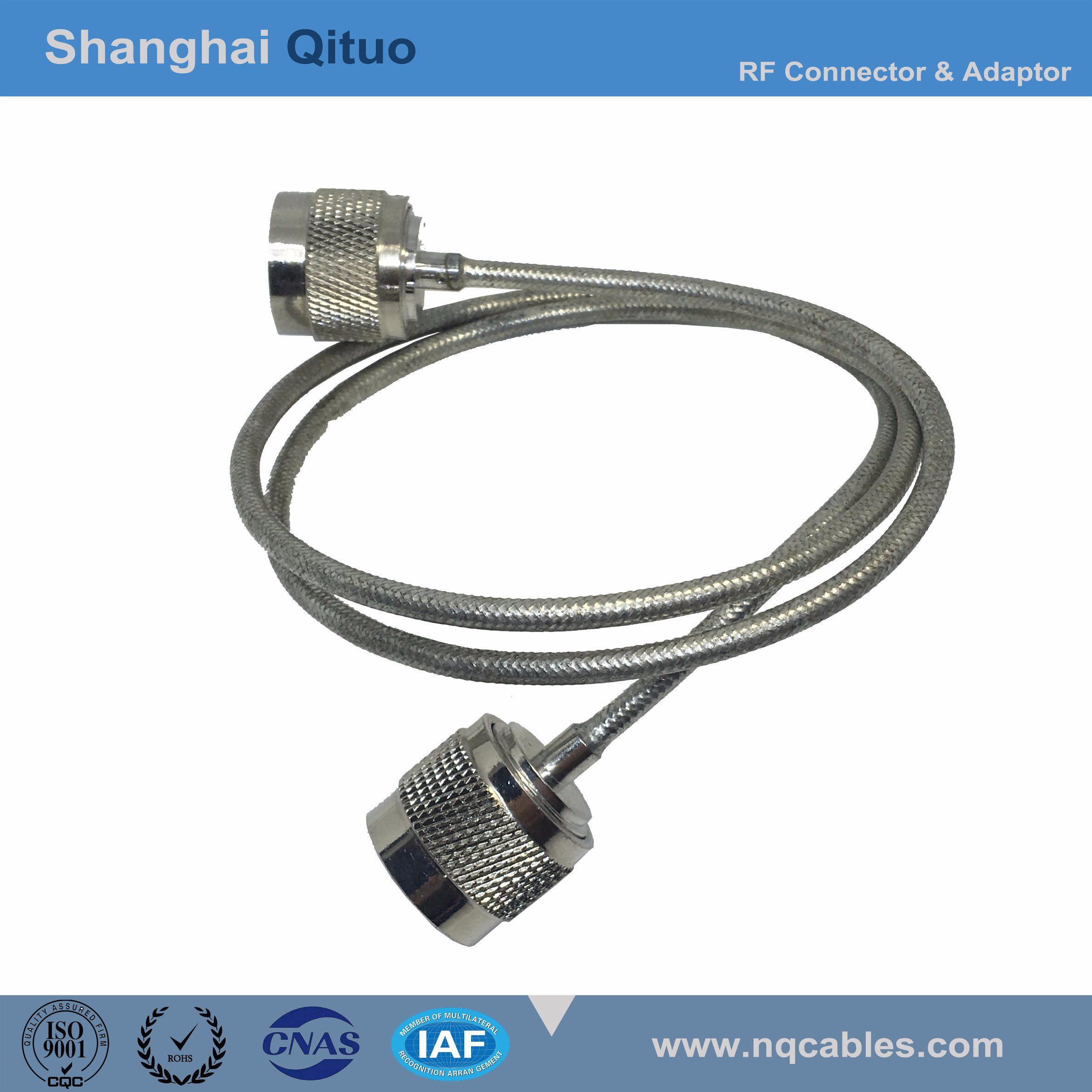 RF Connector N Straight Male Plug for Rg405 Jumper (N-JB3) (length can be customized)