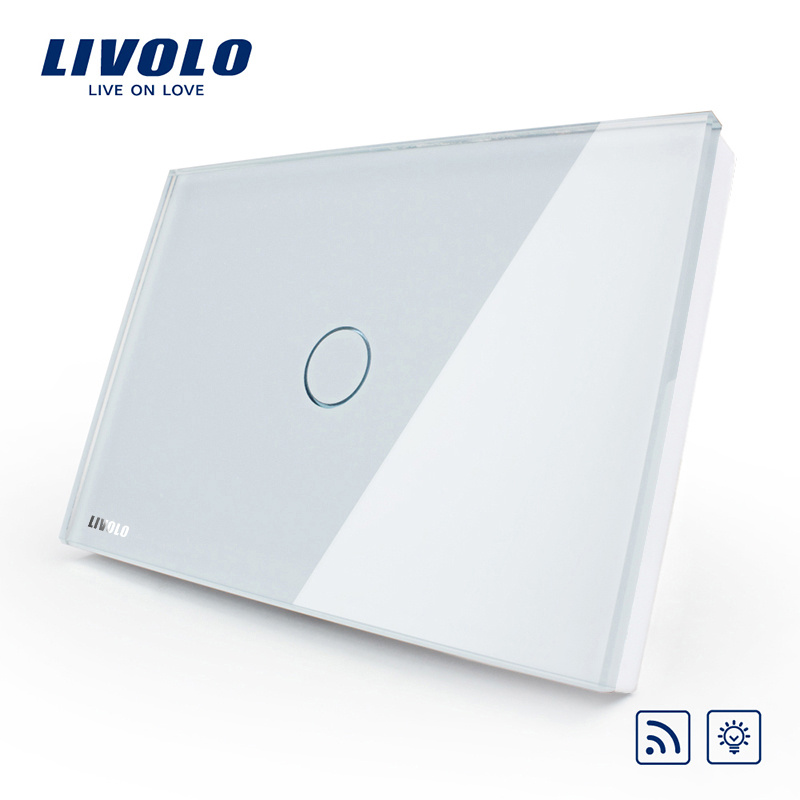 Livolo Glass Panel Dimmer Remote Wall Touch Switch 1-Gang Vl-C301dr-81/82
