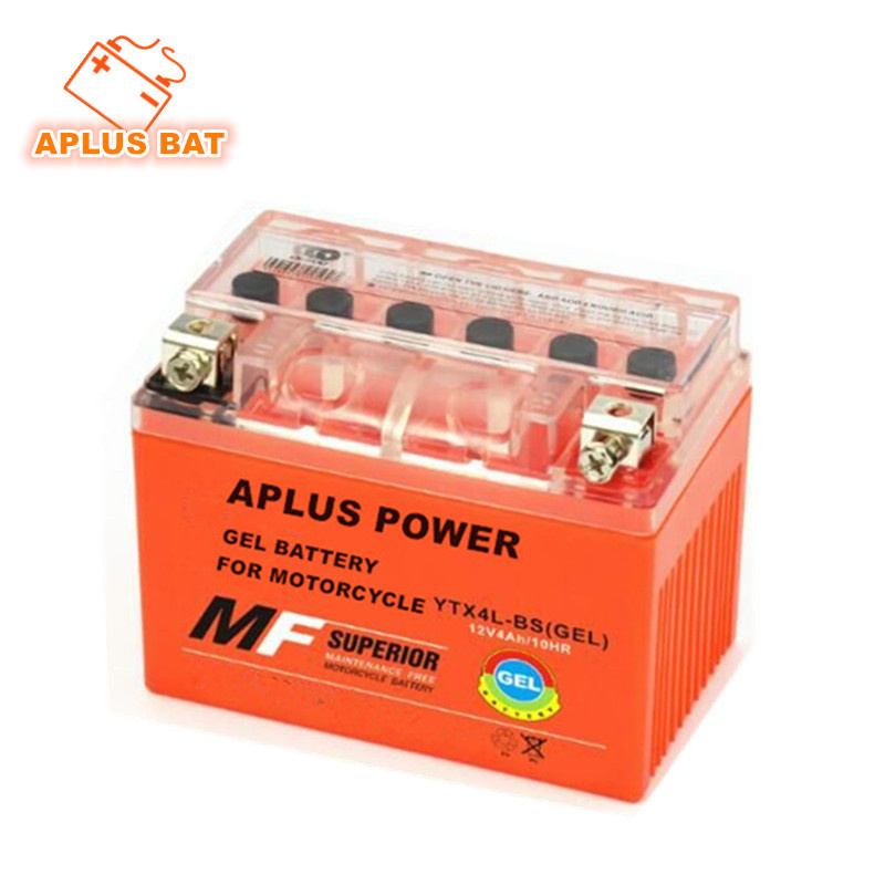 Starting Motorcycle Gel Battery Ytx4l-BS 12V 4ah for Low Temperature