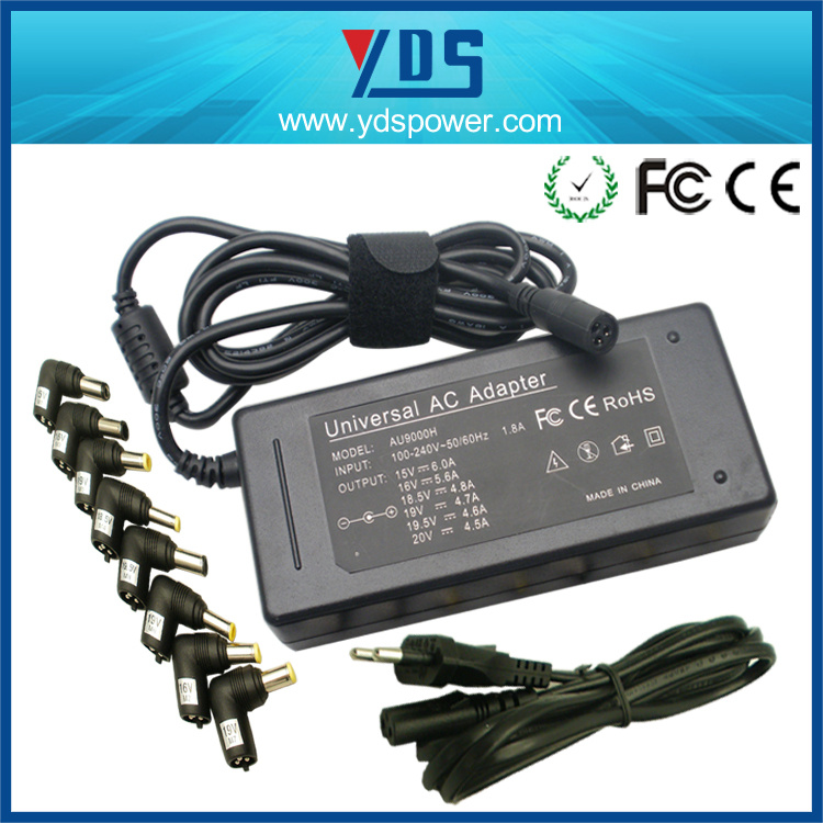 Ce FCC RoHS-Approval 90W Manual Universal Laptop Adapter