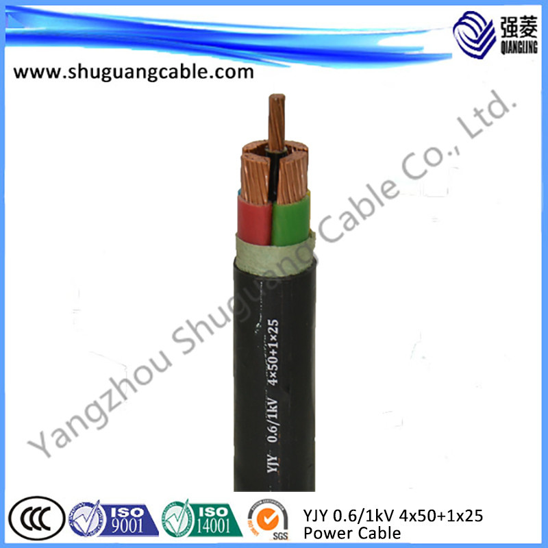 Zr-Yjv 0.6/1kv 4X50+1X25/LV/Flame Retardant/Power Cable