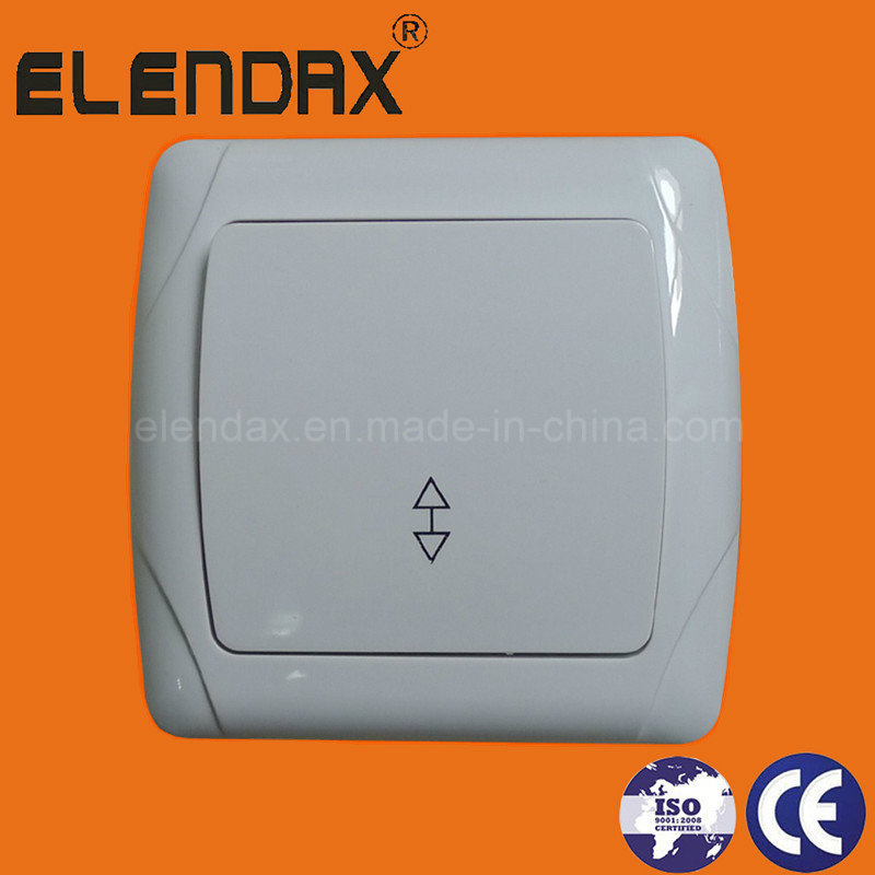 EU Style Flush Mounted Double Wall Button Switch (F3005)