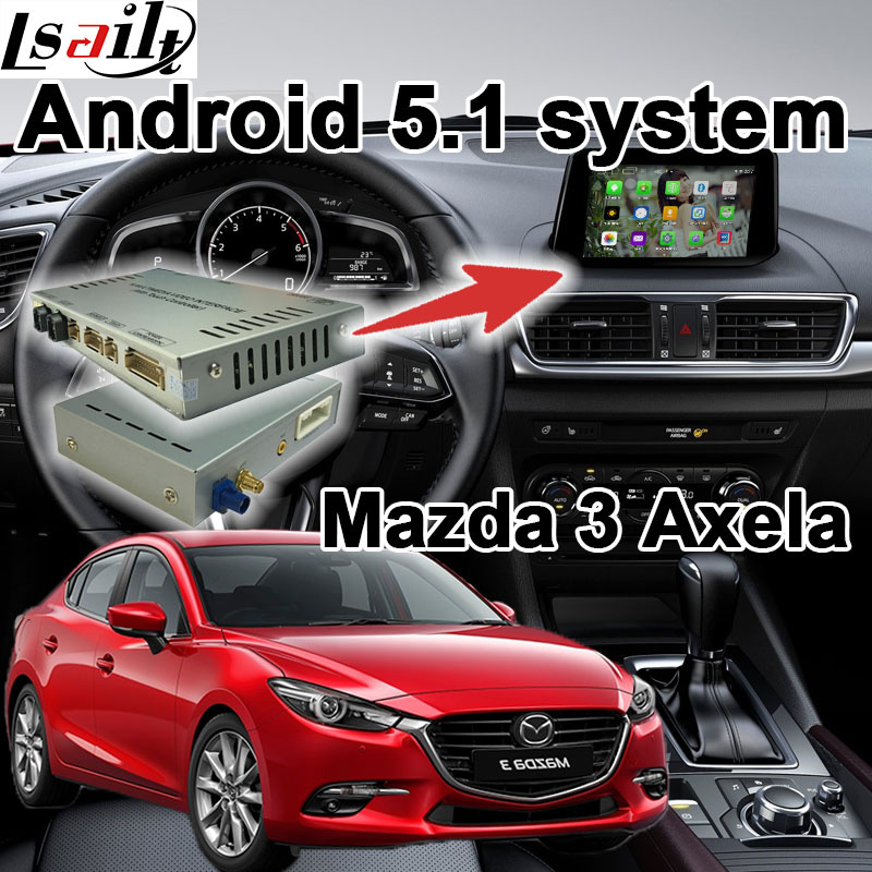 Android GPS Navigation Box for Mazda 3 Axela Mzd System Video Interface