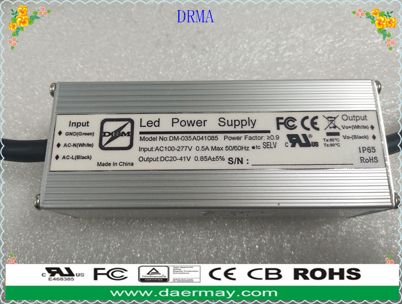 2018 New Series UL Listed 35W LED Driver