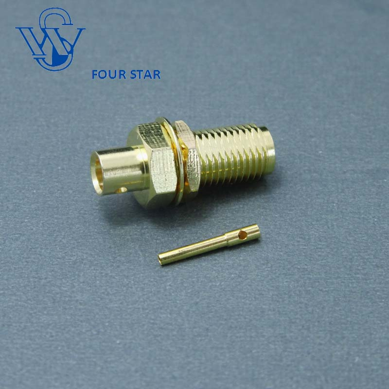 SMA Female Jack Bulkhead Connector for Rg402 Cable