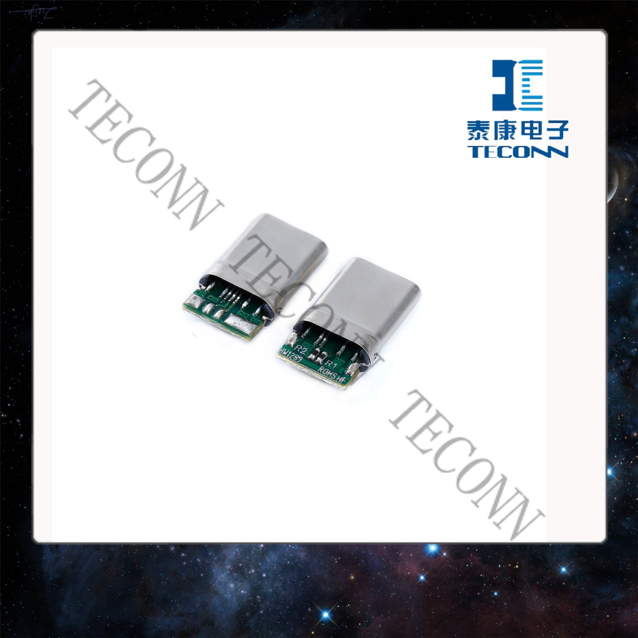 USB Type C 2.0 Plug C to C Connector 1203G