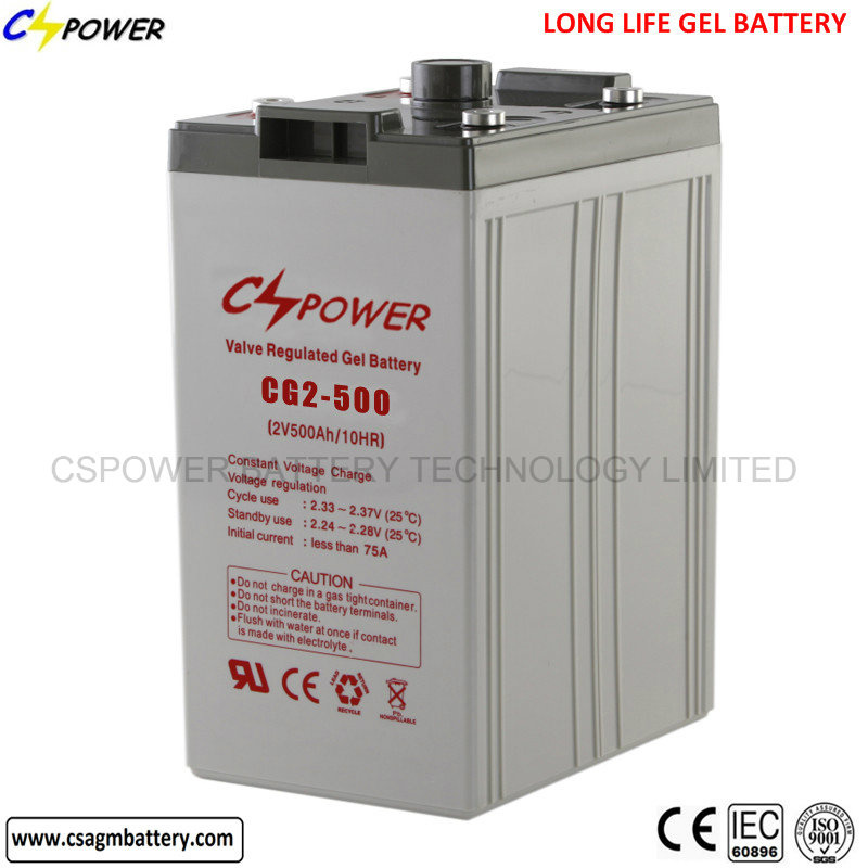 2V 500ah Inverter Battery Solar /Wind Gel Energy Storage Battery