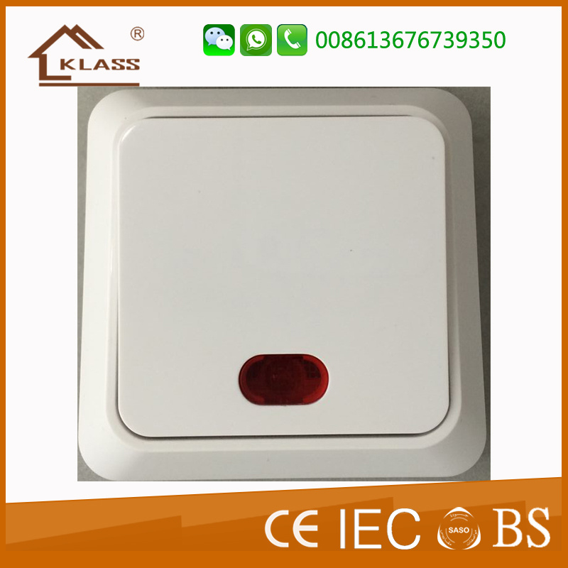 Hot Sale Euro Electrical Wall Switch with Ce Certificate