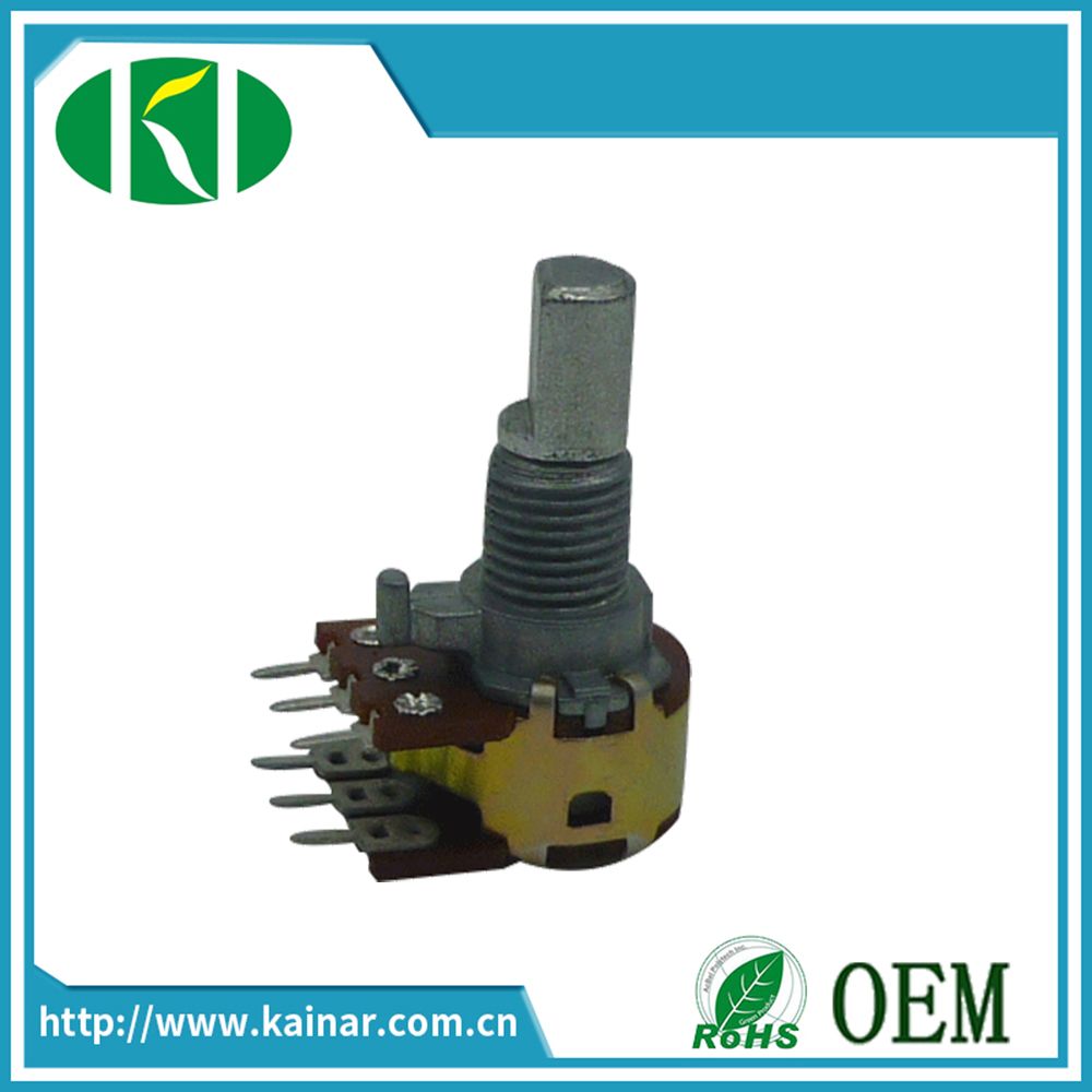 Wholesale Price 12mm Rotary Precision Audio Potentiometer with 6 Pin