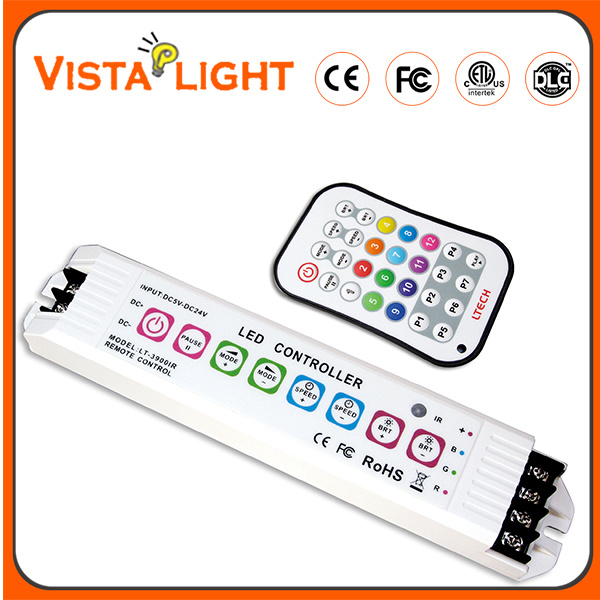 Multi-Functional DC5V-24V IR Remote Control LED RGB Controller