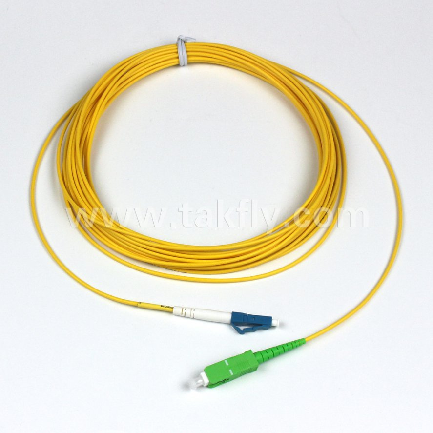 LC Upc to Sc APC Simplex Sm Fiber Patch Cable/Cord