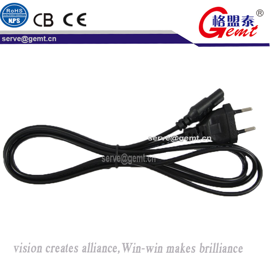 Pow-13206-EU 6-Feet European Notebook Power Cord Non Polarized