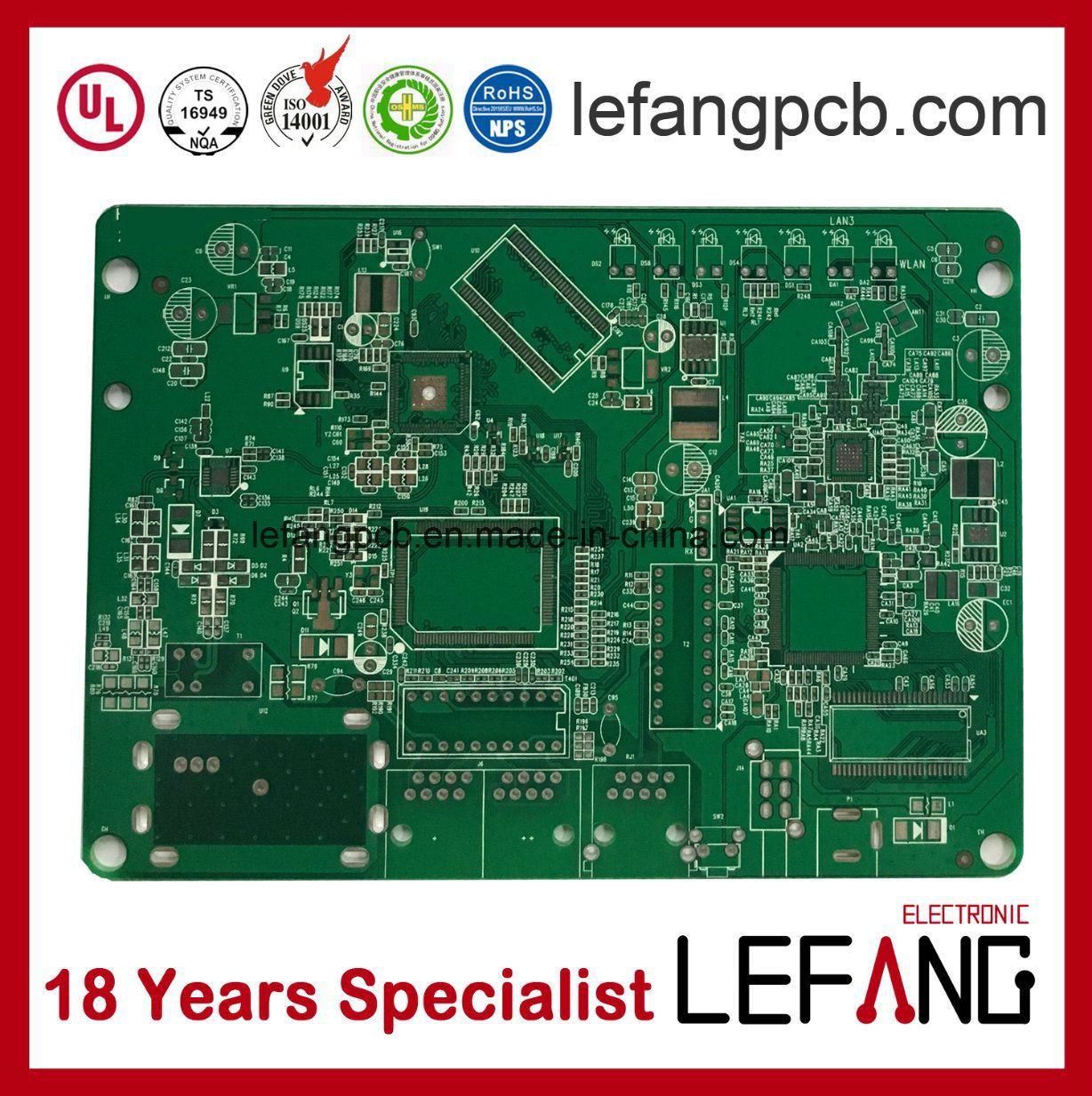 Halogen Free Fr4 PCB Board Printed Circuit