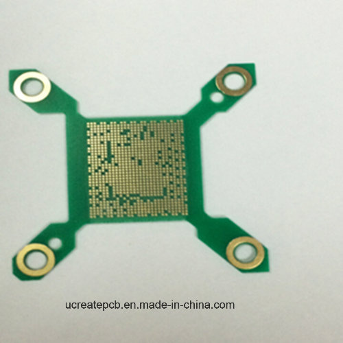4L 0.4mm Integrated Circuit Fr4 PCB Board with Resin Plug