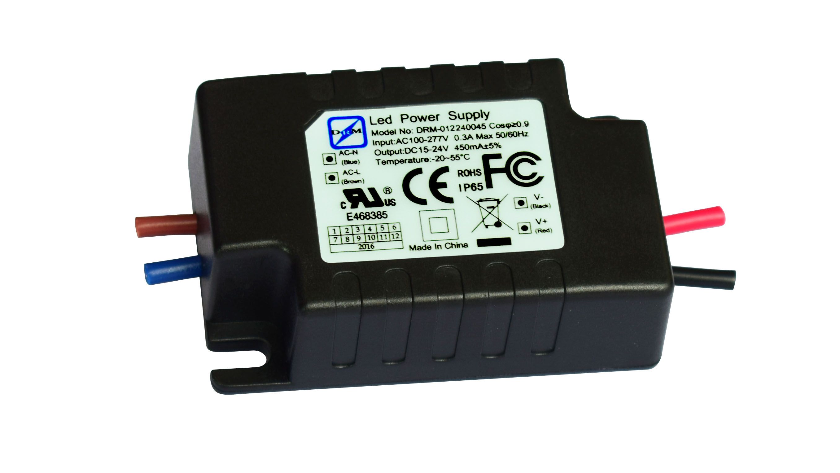 Highbay Light LED Power Supply 12W 0.45A