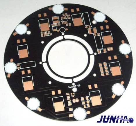 Black Solder Mask Aluminum PCB for LED with UL