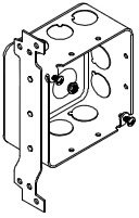 UL Listing 4 in. Square Box with Horizontal Bracket